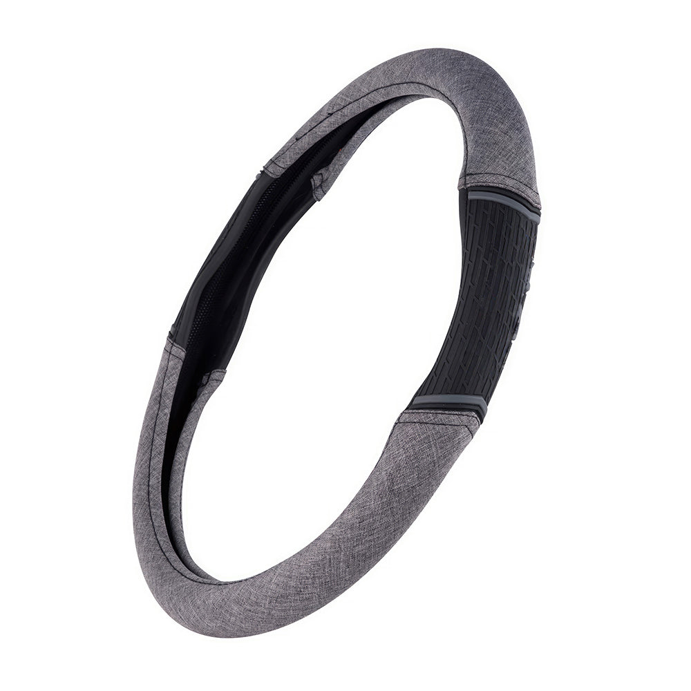 Durable Steering Wheel Cover for Car, Truck & SUV, 15"-15.5"