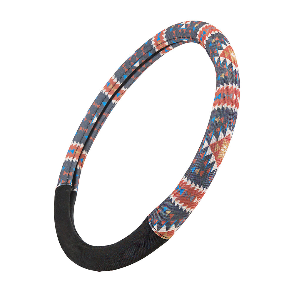 Universal Steering Wheel Cover, 15"-15.5", Durable Polyester, Easy Install
