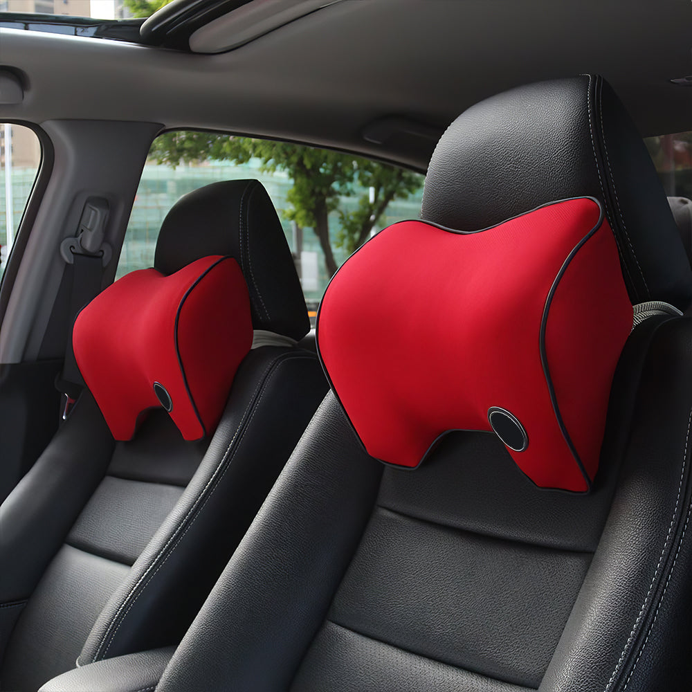 Car Neck Support Pillow, Memory Foam Headrest for Driving Comfort