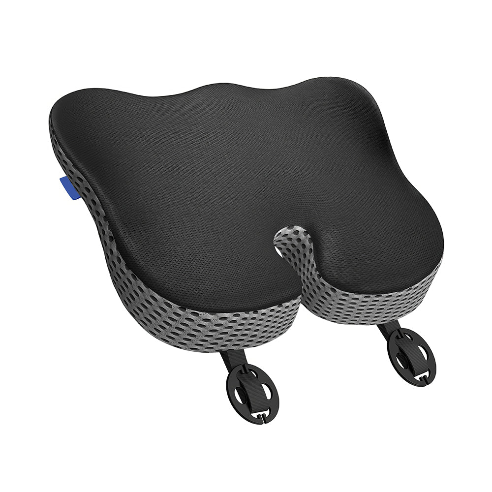 Ergonomic Wedge Car Seat Cushion, U-Shaped Memory Foam for Tailbone & Back Pain Relief