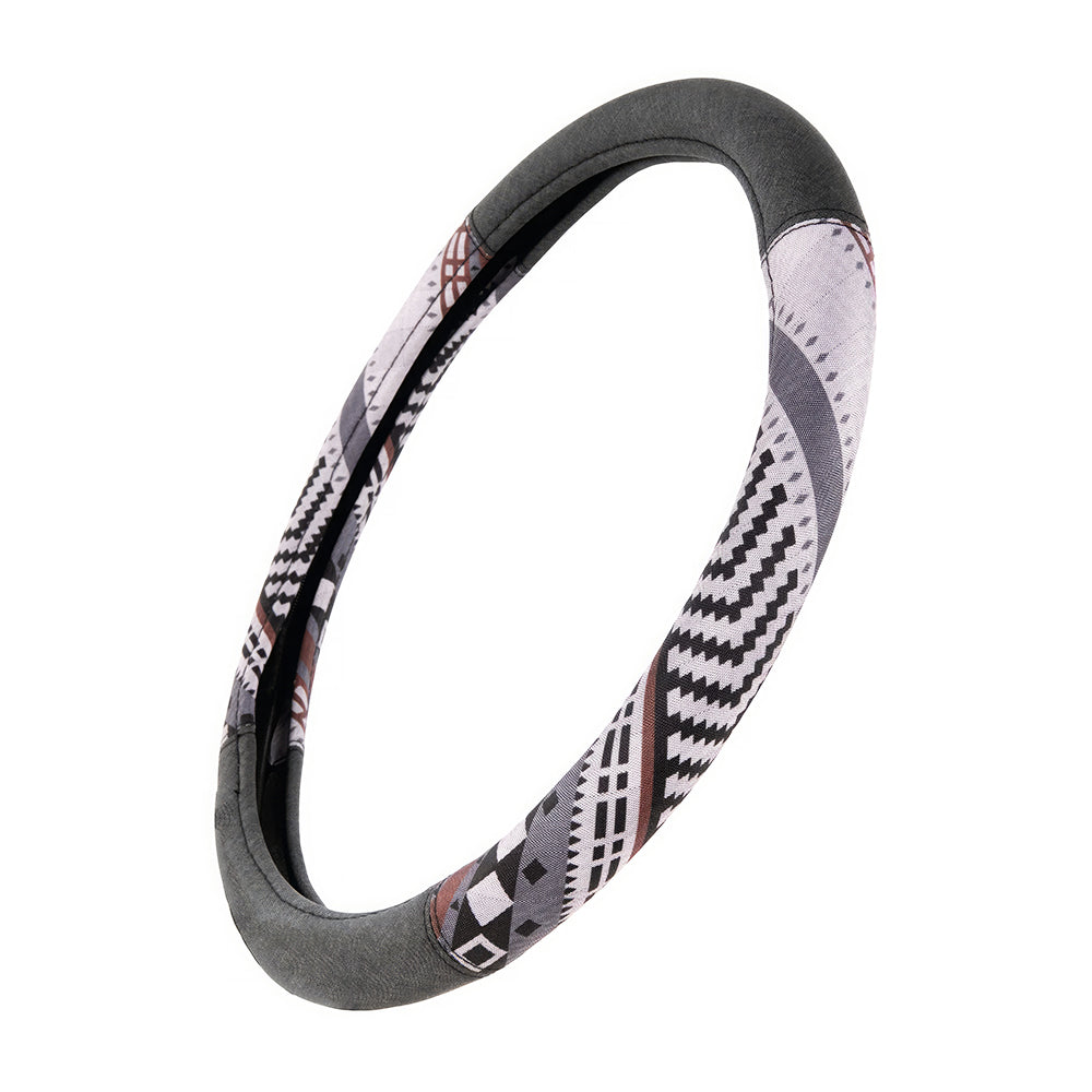 Universal Steering Wheel Cover, 15"-15.5", Durable Polyester, Easy Install