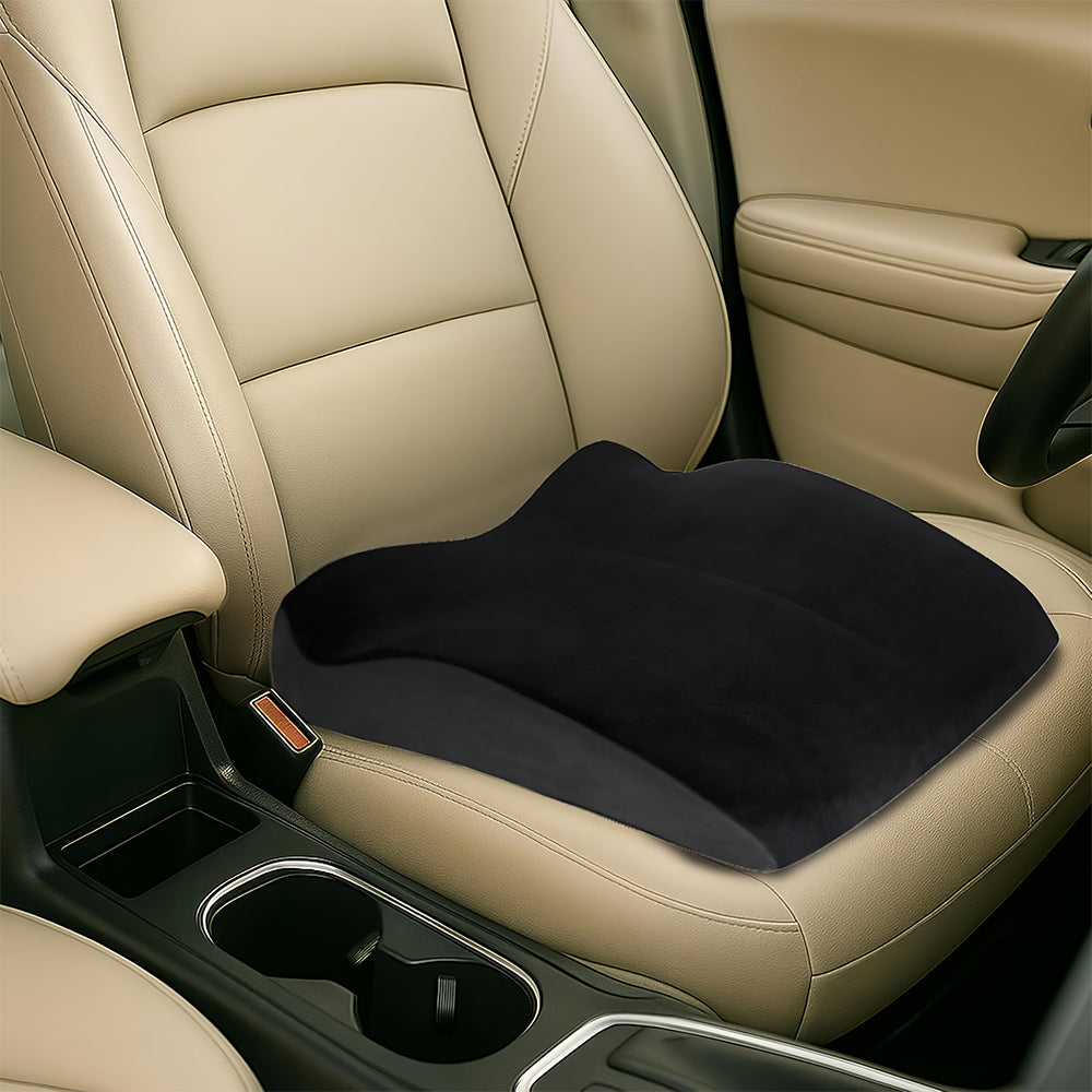 Ergonomic Memory Foam Car Seat Cushion for Back & Tailbone Pain Relief