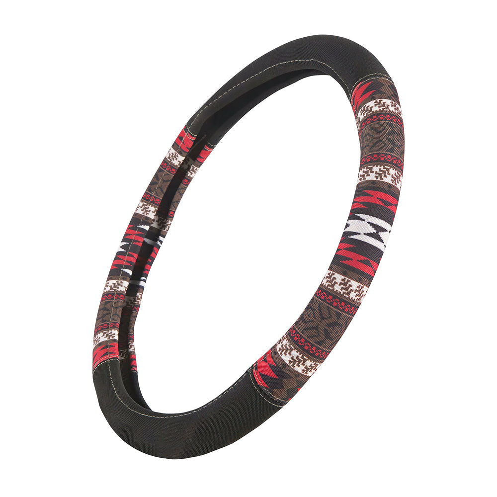 Universal Steering Wheel Cover, 15"-15.5", Durable Polyester, Easy Install