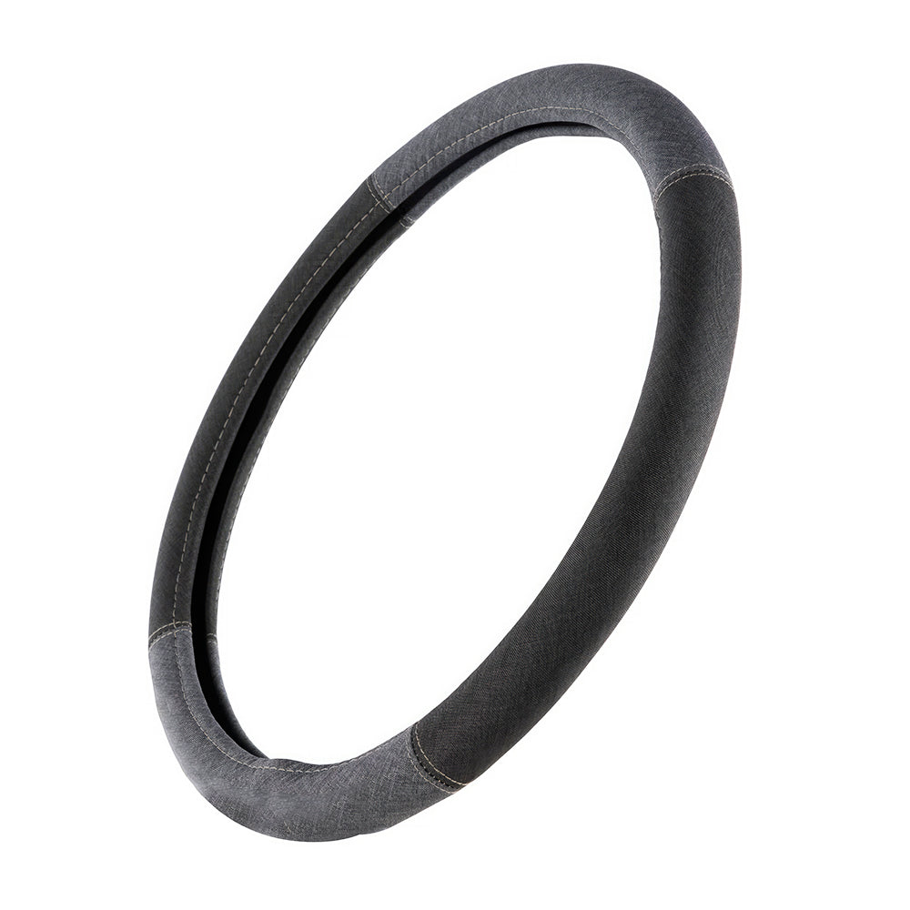 Universal Steering Wheel Cover, 15"-15.5", Durable Polyester, Easy Install