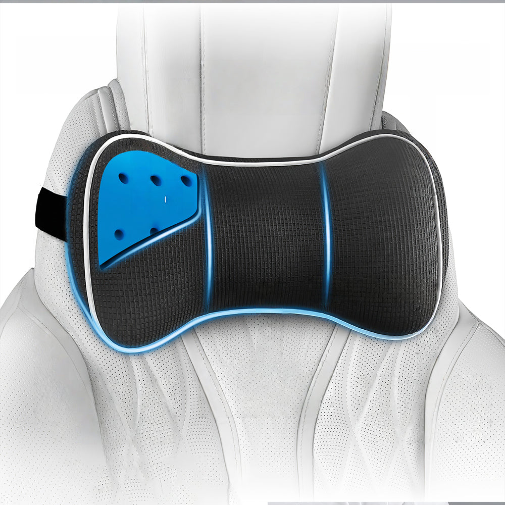 Ergonomic Memory Foam Neck Pillow for Car, Travel & Driving Comfort