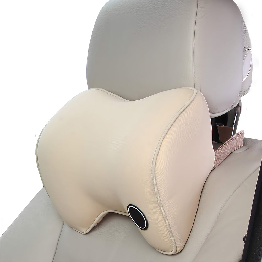 Car Neck Support Pillow, Memory Foam Headrest for Driving Comfort